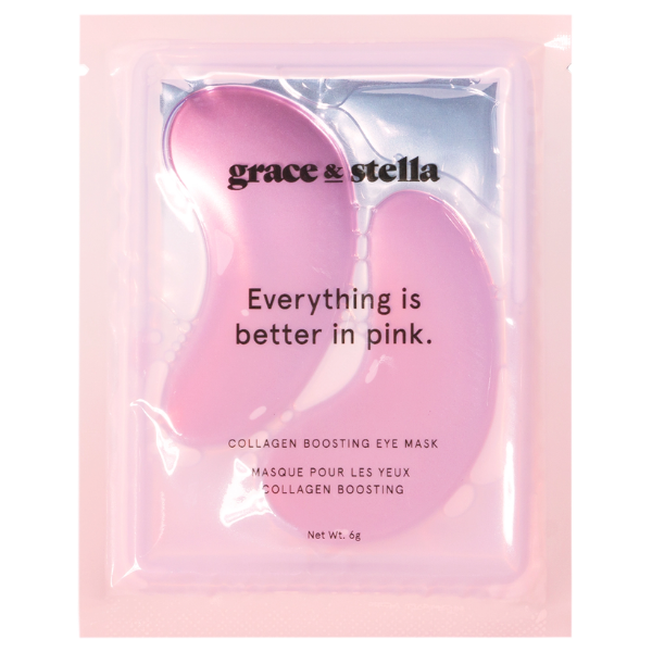 Pink Moisturizing Under Eye Masks - 1 Pair