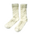 Plain Woolen Knit Socks - White