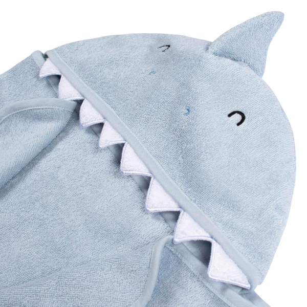 Premium One size 4 pc Baby Bath Set - Shark Design