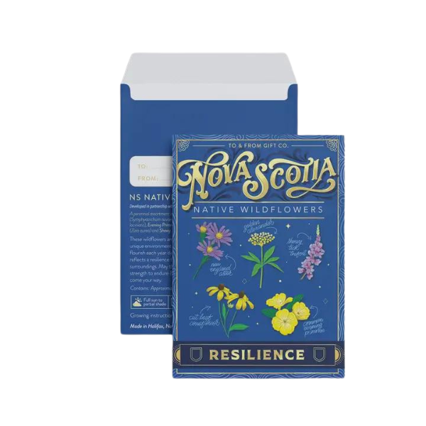 Floriography Seed Packet -  Nova Scotia Native Wildflowers (Resilience)