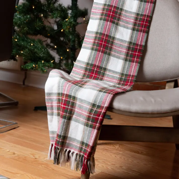 Celebration Plaid Throw