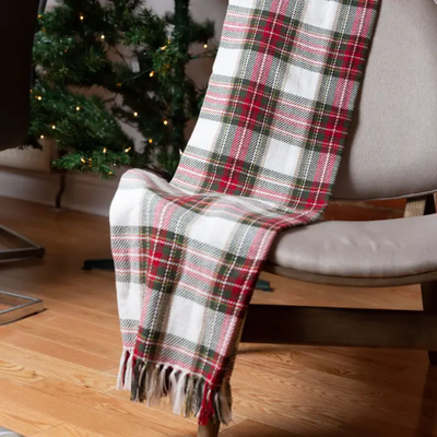 Celebration Plaid Throw