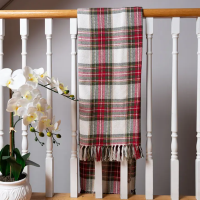 Celebration Plaid Throw