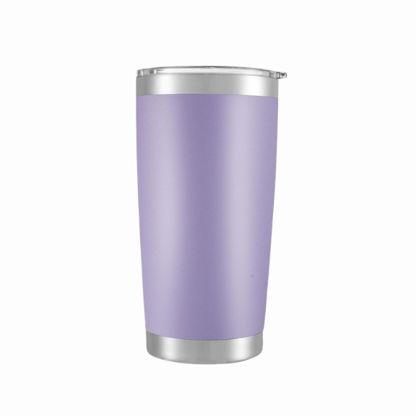 20 Oz Stainless Steel Tumbler - Purple