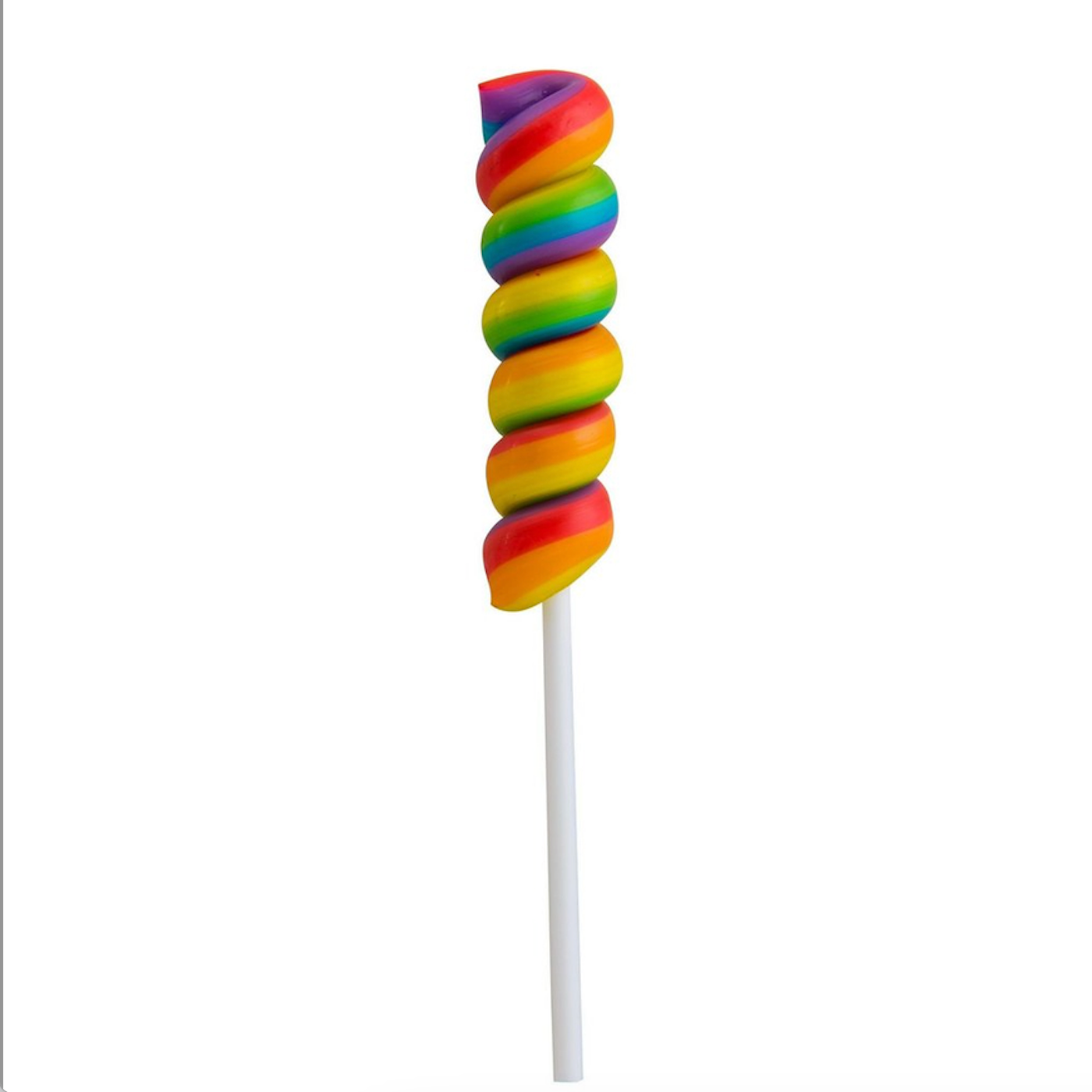 Rainbow Twisty Lollipop
