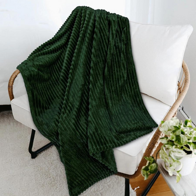 Black and green blanket sale