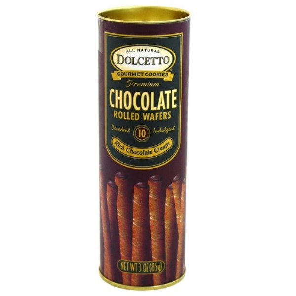 Rich Chocolate Cream Rolled Wafers Tin- 85 g