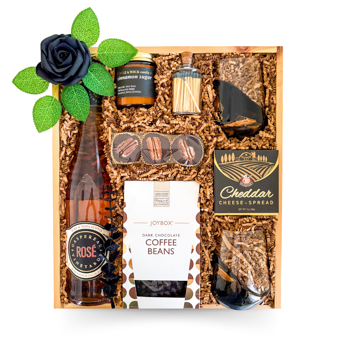 Gifts With Wine, Shipped Gift Boxes Canada, Girls’ Night Gift Sets, Celebration Gift Boxes, Unique Gifts For Women, Shipped Personal Gifts, Date Night Gift Sets, Housewarming Gift Boxes, Bachelorette Gift Boxes, Gifts With Candles And Snacks, Modern Wine Gift Sets, Rosé Lover Gift Boxes, Cozy Night In Gifts, Bold Gift Boxes For Her, Luxury Gift Boxes With Treats, Relaxation Gift Sets, Charcuterie Pairing Gift Sets, Moody Party Gift Boxes, Gifts With Chocolate And Cheese, After Dark Gift Sets