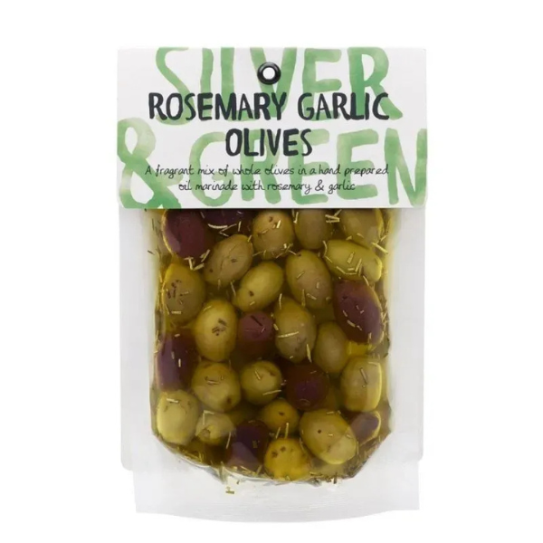 Rosemary Garlic Mixed Olives (Pouch) - 220 g