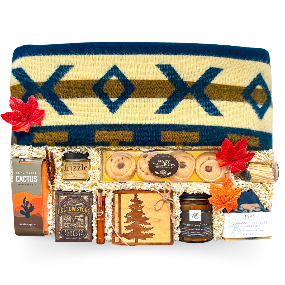 Rustic Retreat Gift Box, Cozy Gift Boxes Canada, Warm and Inviting Gift Sets, Thoughtful Housewarming Gifts, Relaxation Gift Boxes, Modern Rustic Gift Sets, Celebration Gift Boxes, Luxury Comfort Gift Boxes, Shipped Personal Gifts Canada, Unique Gifts For Women, Cozy Lifestyle Gift Boxes, Gifts With Blanket And Candle, Relax and Unwind Gift Sets, Seasonal Comfort Gift Boxes, Elegant Cozy Gifts, Client Appreciation Gift Boxes, Timeless Birthday Gifts, Thoughtful Thank You Gift Boxes, Rustic Inspired Gift Set