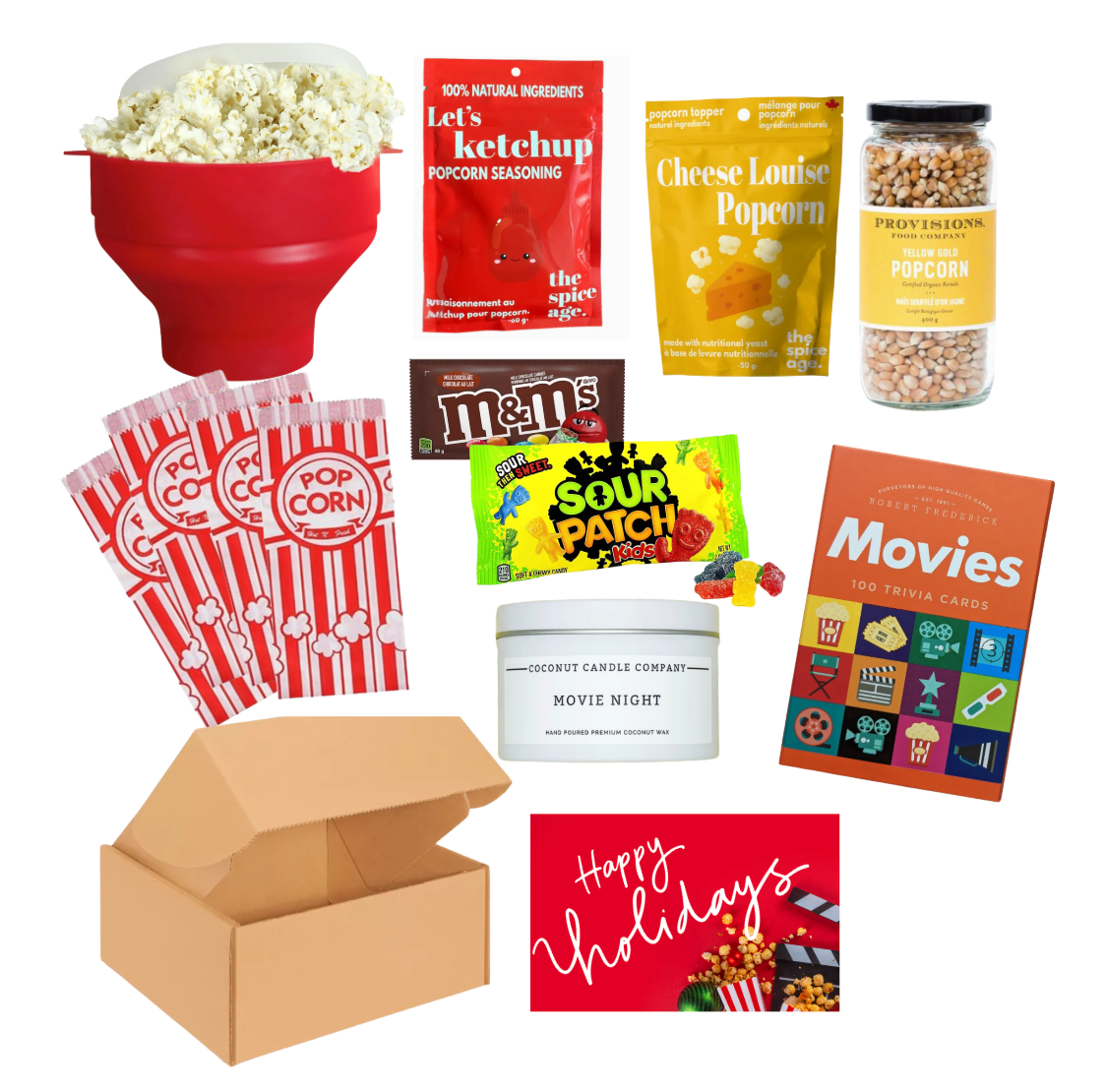 Movie Night Memories mailer box gift designed for cozy evenings, shared fun, and cinematic nights at home
