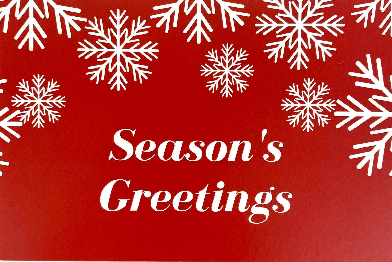 Season's Greeting (Red)