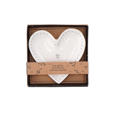 Send With Love Small Ceramic Heart Dish