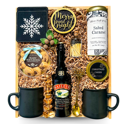 Luxury Gift Box, Gift Boxes Nova Scotia, Nova Scotia Gift Boxes, Gifts with Alcohol, Premium Gifts with Alcohol, Alcohol Gifts, Cheers-worthy Gifts, Holiday Gifts, Holiday Gift Box, Winter Gifts, Baileys Gift, Coffee Baileys Gift, Christmas Gift, 19+ Gifts, Executive Gifts, Congrats Gift Baskets, Congratulations Gift Boxes, Alcohol Gift Box, Christmas Alcohol Gift, Holiday Alcohol Gift, Coffee Gift