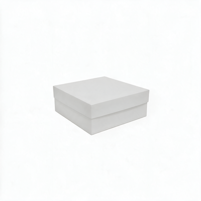 Small White Keepsake Gift Box With Lid