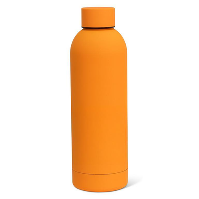 Soft Touch Thermal Water Bottle - Orange 500ml