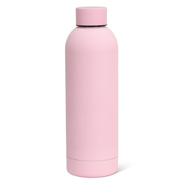 Soft Touch Thermal Water Bottle - Pink (500 ml)