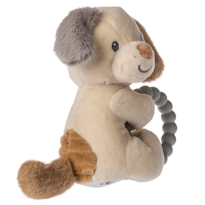 Sparky Puppy - Rattle Teether 6” (0+ Months)