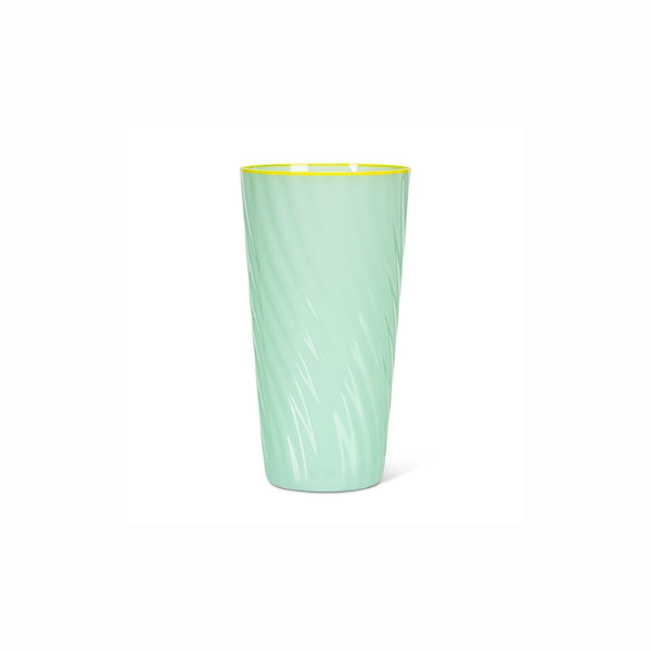 Spiral Highball Glass - Green