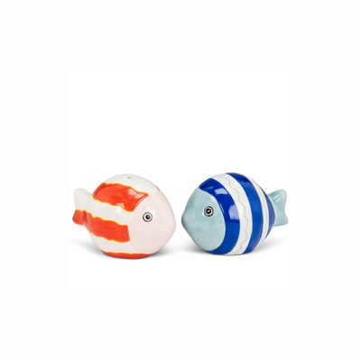 Striped Fish - Salt & Pepper Shakers