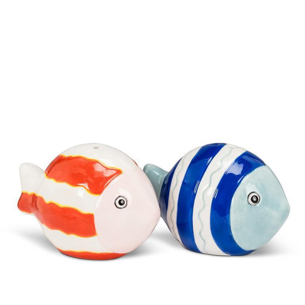 Striped Fish - Salt & Pepper Shakers