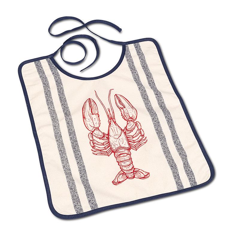 Stripped Lobster Bib