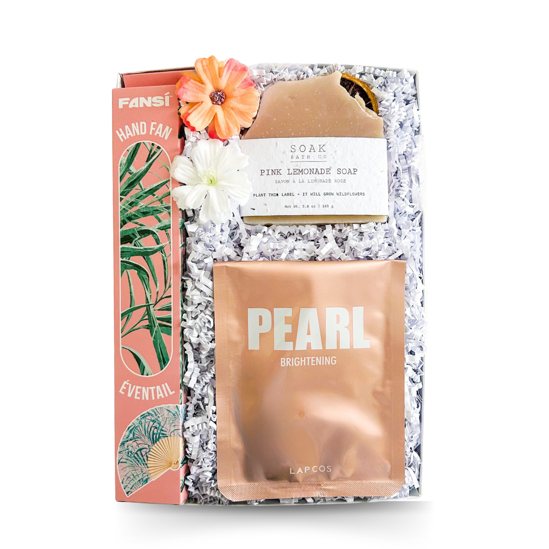 Summer Glow Gift Set, Self-Care Gifts for Summer, Refreshing Spa Gift Box, Warm Weather Skincare Gifts, Wildflower Soap Gift Box, Bright and Breezy Gifts for Her, Glowing Skin Gift Kits, Summer Spa Gift for Teens, Hydration Gift Boxes for Summer, Floral Fan and Mask Gift Ideas, Seasonal Beauty Gifts, Eco-Friendly Soap Budget-Friendly Gift Sets, Affordable Gift Ideas for Summer Birthdays, Beauty Kits for Travel, Glow Up Gift Box for Women