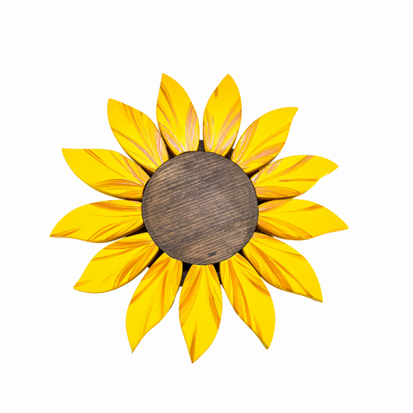 Sunflower Wooden Wall Flower