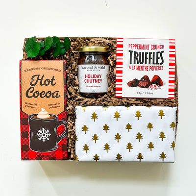 Holiday gifts, corporate holiday gifts, business gifts, Christmas gift baskets, Christmas gift boxes, holiday gift baskets, holiday gift boxes, thoughtful Christmas gifts, thoughtful holiday gifts, unique holiday gifts, Gourmet Gift, Gourmet Food Gift, Gourmet Treats Gift, Gourmet Gift Delivery, Gourmet Food Gift Shipped, Holiday Treats Gift, Holiday Gifts Shipped, Gift Delivery Canada , Hot Cocoa Gift Box, Christmas Gift For employees