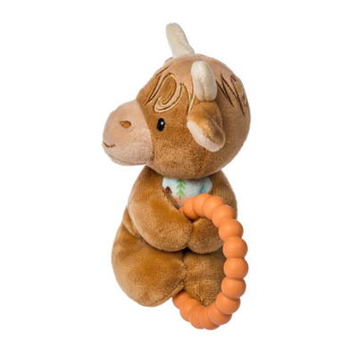 Hetty Highland Cow - Rattle Teether 6” (0+ Years)