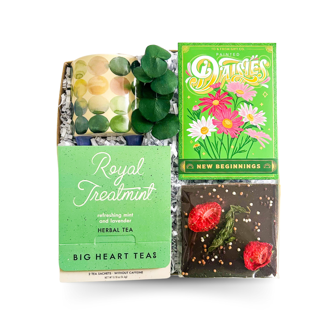 Relaxation Gift for Women, Calming Tea Gift Set, Sympathy Gift Box with Seeds, Chocolate and Floral Gift Ideas, Gifts for New Beginnings, Gentle Wellness Gift Basket, Mindful Gift Boxes for Her, Self-Care with Flowers and Tea, Restful Gifts for Difficult Times, Elegant Plant Lover Gifts, Soothing Botanical Gift Set, Budget-Friendly Reflective Moments Gift Box, Affordable Gentle Encouragement Gifts, Seed Paper Gift Ideas, Wellness Kits for Women with Style
