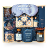 The Next Chapter retirement gift box in a wooden keepsake with premium black filler.
