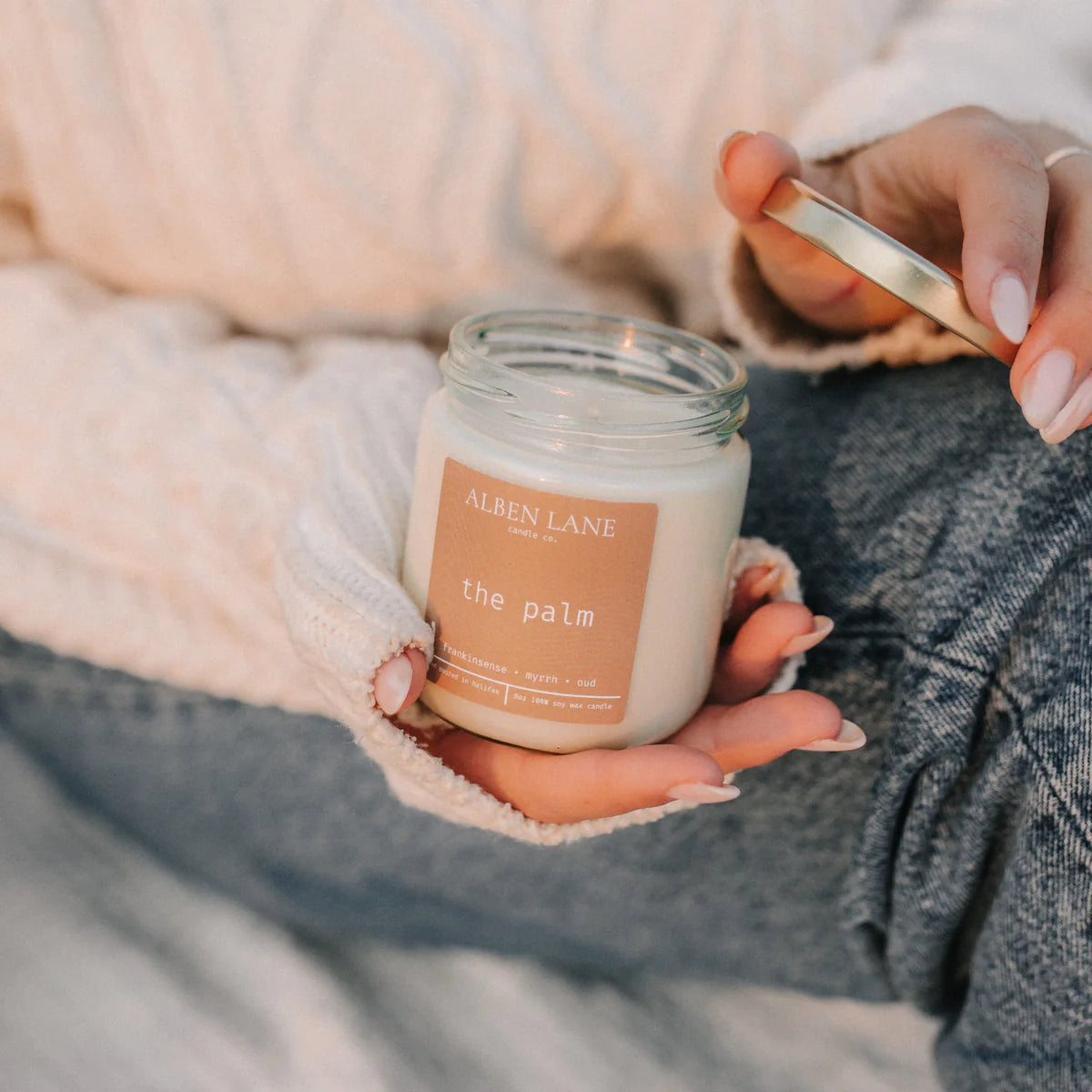 The Palm Candle 100% Natural Soy Wax Candle