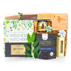 The Wellness Witch Box gift with tarot experience cards, witchy accents, candle, and herbal tea for mystical self-care