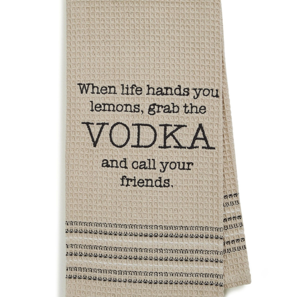 When Life Hands You Lemons Dish Towel