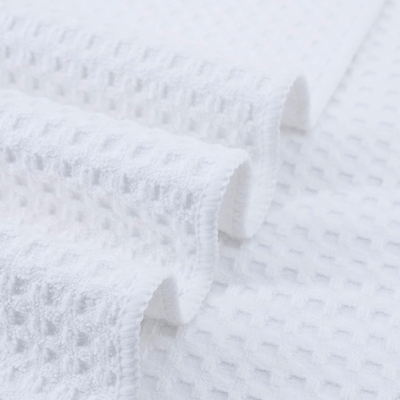 White Premium Waffle Kitchen Towel