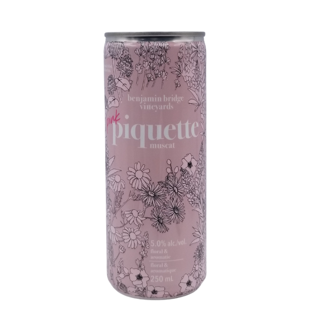 Benjamin Bridge Pink Piquette Muscat Can 250ml (Nova Scotia Recipients Only)