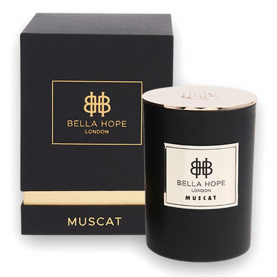Muscat Luxury 9.2oz Candle In Gold Lined Glass