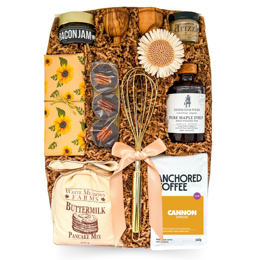 Morning Gift Boxes, Shipped Gift Boxes Canada, Gourmet Brunch Gift Sets, Breakfast Lover Gift Boxes, Thoughtful Gifts For Friends, Modern Morning Gift Boxes, Celebration Gift Sets, Luxury Brunch Gift Boxes, Shipped Personal Breakfast Gifts, Unique Gifts For Food Lovers, Fun Brunch Gift Boxes, Gifts With Pancake Mix And Syrup, Coffee Lover Gift Sets, Gourmet Morning Treat Boxes, Gifts With Honey And Crackers, Weekend Brunch Gift Boxes, Seasonal Breakfast Gift Sets, Elegant Morning Gourmet Gifts.








