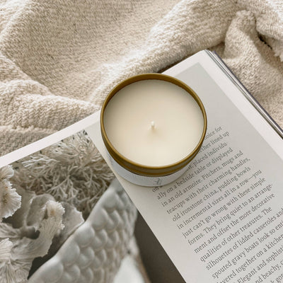 Anchor 4 oz. Gold Candle - Almond & Fig Scent