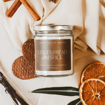 Gingerbread And Spice 9oz Soy Wax Candle