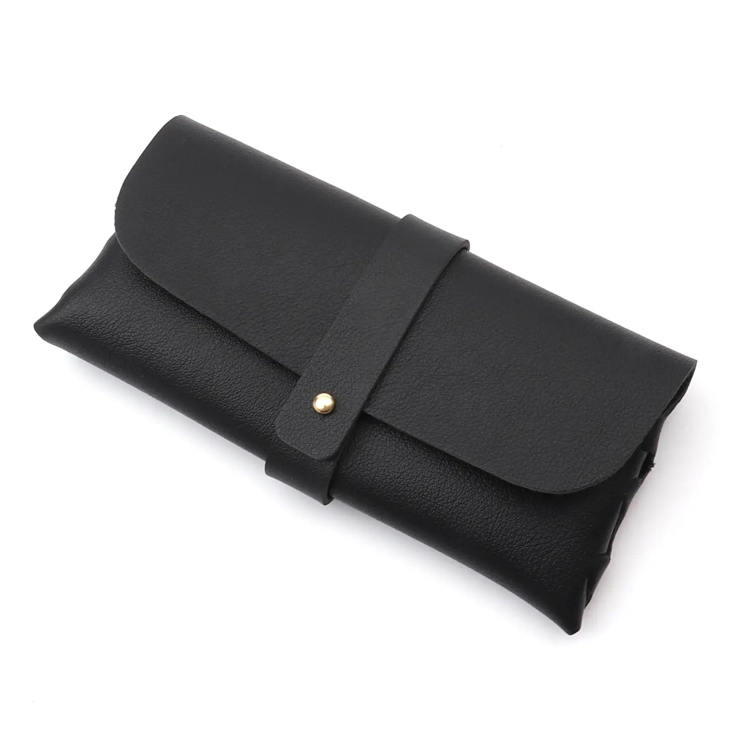 PU Leather Sunglasses Protective Case - Black