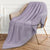 Buttery Soft Fluffy Knit Blanket - Lavender Purple