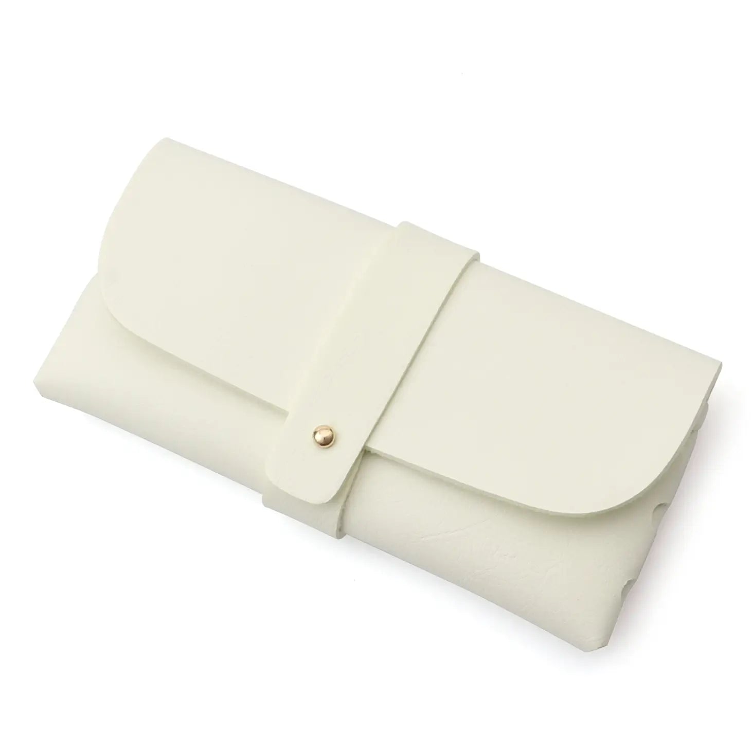 PU Leather Sunglasses Protective Case - White