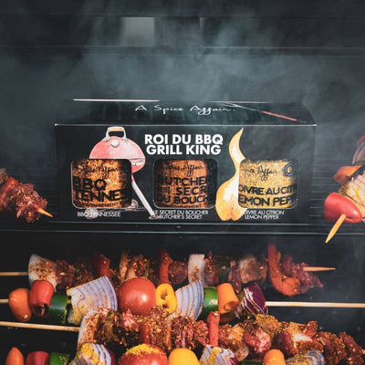 GRILL KING BBQ 3-PACK SPICE SET (370 G)
