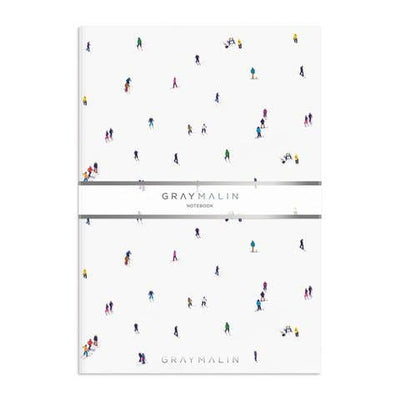 Gray Malin The Skiers A5 Notebook