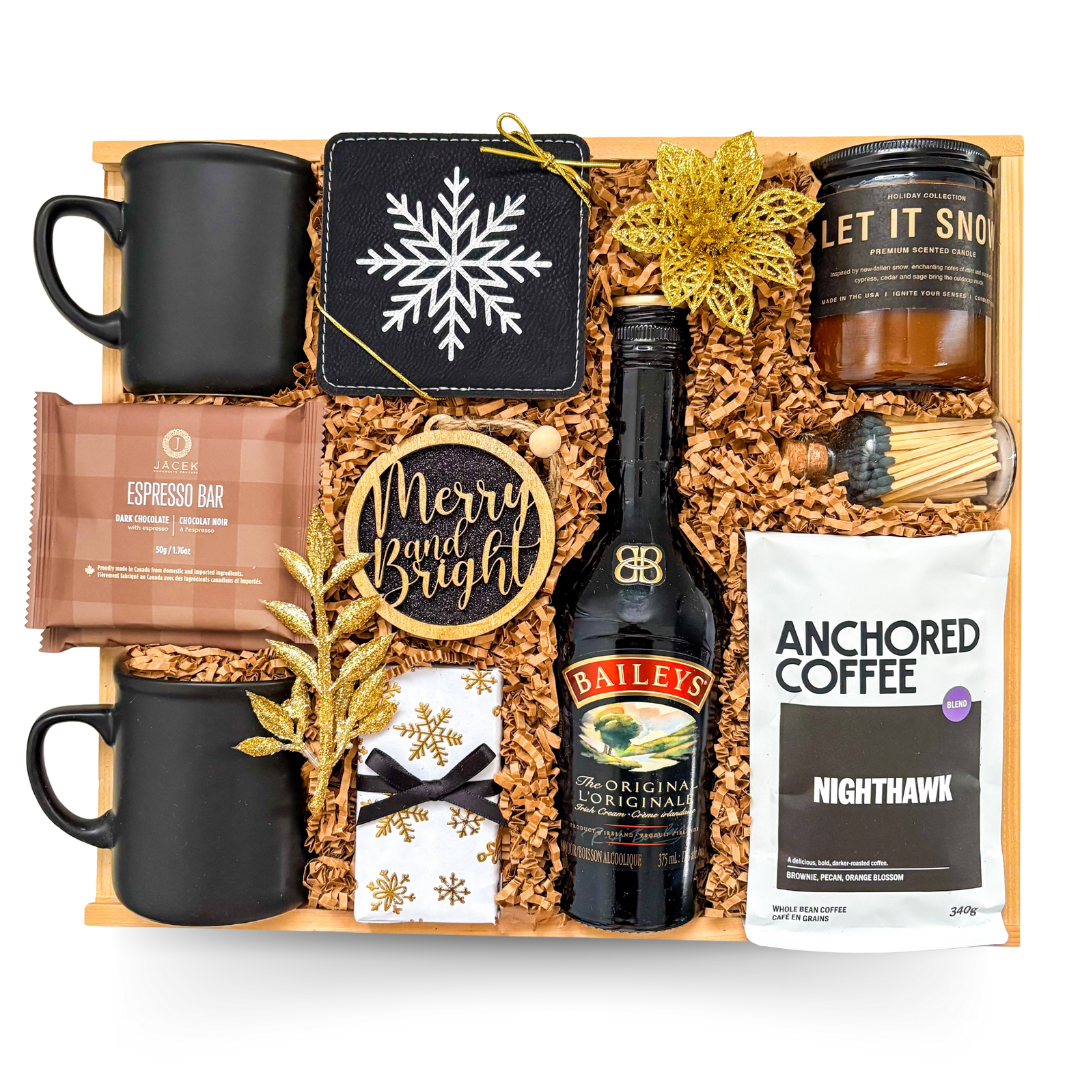 Holiday Gift Boxes, Shipped Gift Boxes Canada, Fireside Gift Sets, Festive Party Favor Gift Boxes, Thoughtful Holiday Gifts For Friends, Modern Holiday Gift Boxes, Celebration Gift Boxes, Self-Care Holiday Gifts For Her, Luxury Holiday Gift Sets, Shipped Personal Holiday Gifts, Unique Holiday Gifts For Women, Fun Cozy Gift Boxes, Gifts With Coffee And Chocolate, Entertaining Holiday Gift Sets, Gifts With Ornaments And Candles, Seasonal Cozy Winter Gift Boxes, Elegant Holiday Fireside Gifts.