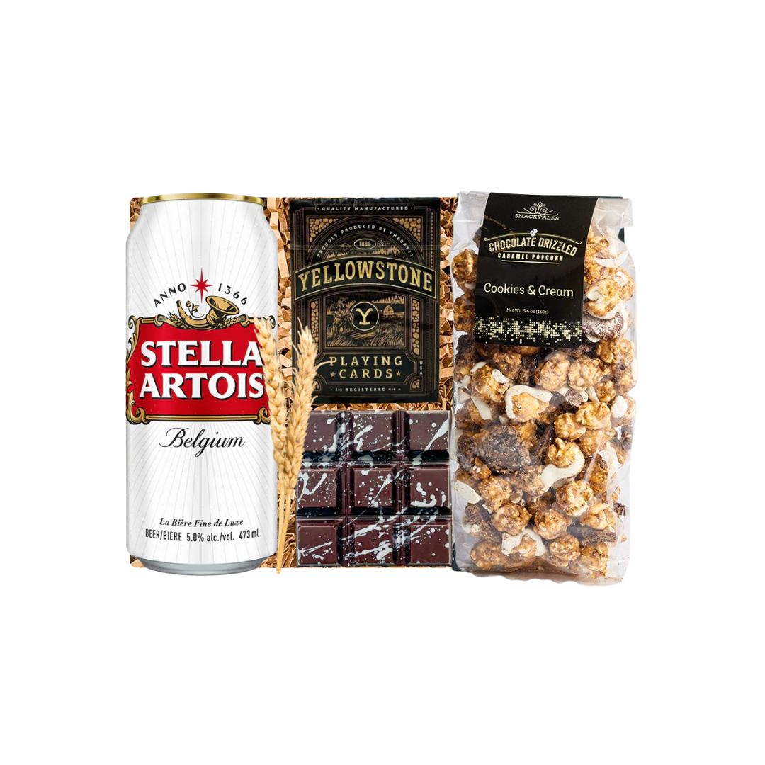 Yellowstone Gift, Yellowstone Show Gift, Yellowstone HBO, Yellowstone Gift Box, Gift Delivery Canada, Shipped Gifts Canada, Local Gift Delivery Halifax, Local Gift Delivery Dartmouth, Beer Gift, Gifts With Alcohol, Gift with Food, Budget-Friendly Gourmet Food Gift, Affordable Food Gift Box, Appreciation Gift Box, Food Gift Basket