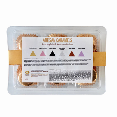 Hand Painted Caramels 6 Pack - Assorted Flavours