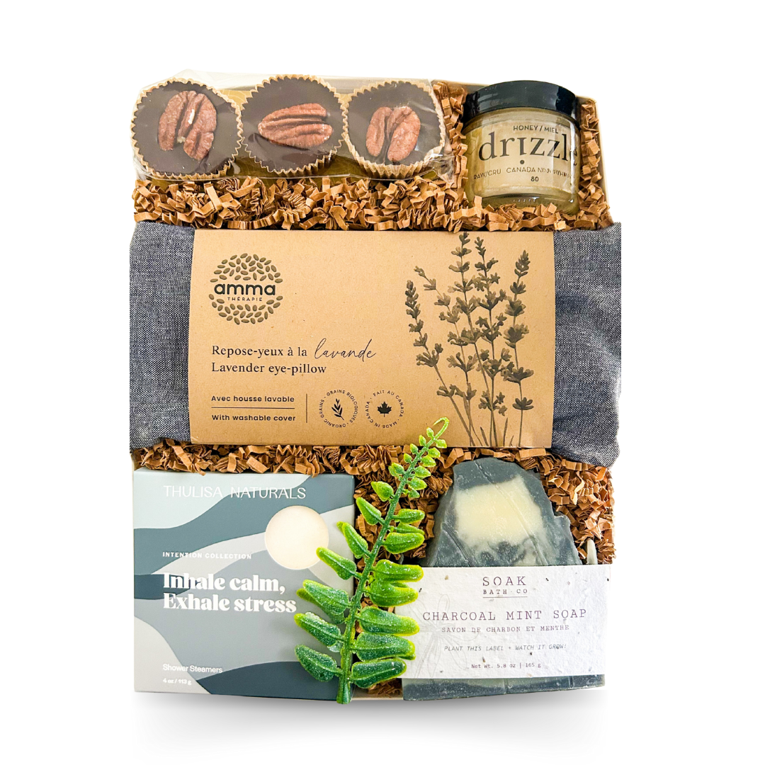 Quiet Care Gifts, Shipped Gift Boxes Canada, Relaxation Gift Sets, Gifts With Shower Steamers, Self-Care Gifts For Her, Thoughtful Comfort Gifts, Mindful Gift Boxes, Burnout Recovery Gift Sets, Modern Wellness Gifts, Gifts With Sweets And Soap, Cozy Personal Gifts, Calming Gift Boxes, Gift Sets For Stress Relief, Gifts With Honey And Lavender, Sentimental Self-Care Gifts, Gifts For Friends In Need, Supportive Curated Gift Boxes, Peaceful Moment Gifts, Gentle Gift Sets, Natural Body Care Gifts
